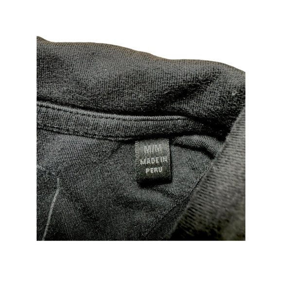 ATM Anthony Thomas Melillo Men's Polo Shirt Antique Wash Black Size M - Picture 4 of 6